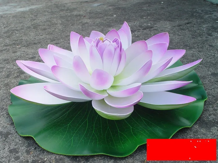 60 CM Diameter Large Artificial Lotus Flower Pool Floating Water Flower For Christmas Ornament Wedding Party Decorations Supply
60 CM Diameter Large Artificial Lotus Flower Pool Floating Water Flower For Christmas Ornament Wedding Party Decorations Supply