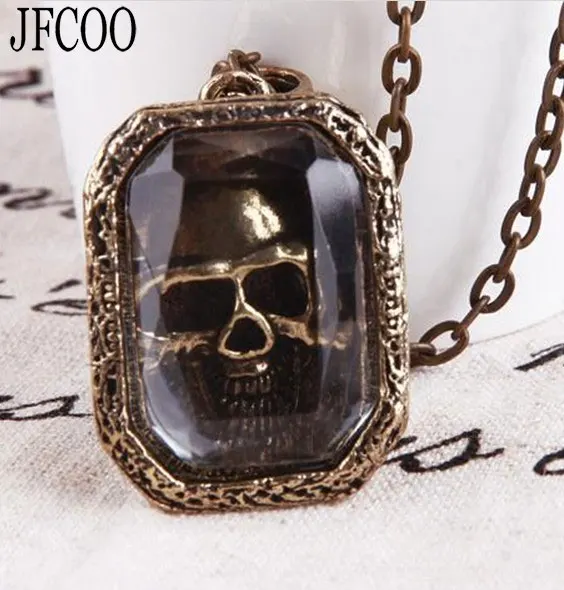 New European and American retro punk style bronze chain personality male and female long necklace pendant jewelry Dropshipping
New European and American retro punk style bronze chain personality male and female long necklace pendant jewelry Dropshipping
