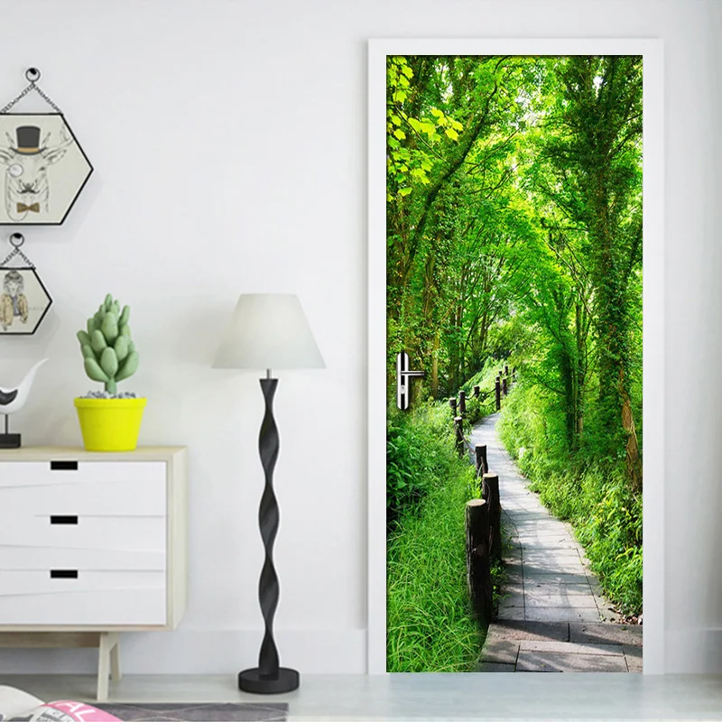3D Green Forest Path Mural Art Wall Painting Living Room Bedroom Restaurant Door Sticker PVC Self Adhesive Waterproof Wallpaper
3D Green Forest Path Mural Art Wall Painting Living Room Bedroom Restaurant Door Sticker PVC Self Adhesive Waterproof Wallpaper