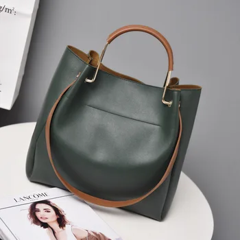 2018 autumn and winter new women's bag European and American fashion casual bucket bag PU portable slung women's shoulder bag
2018 autumn and winter new women's bag European and American fashion casual bucket bag PU portable slung women's shoulder bag