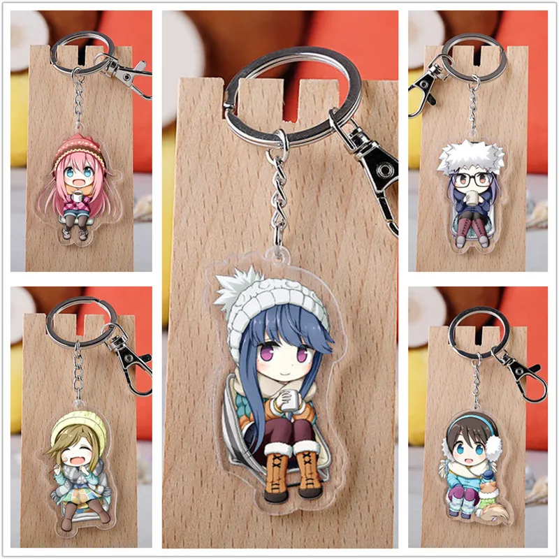 10 pcs/lot Anime Yuru Camp Acrylic Keychain Toy Figure Bag Pendant Double sided Key Ring Gifts
10 pcs/lot Anime Yuru Camp Acrylic Keychain Toy Figure Bag Pendant Double sided Key Ring Gifts