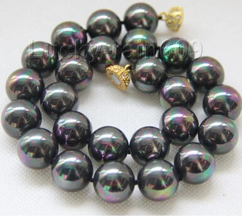 zhxia 17" 13mm round Multicolor black seashell pearls necklace magnet clasp Factory Wholesale price Luxury Women Giftword Jewelr
zhxia 17" 13mm round Multicolor black seashell pearls necklace magnet clasp Factory Wholesale price Luxury Women Giftword Jewelr