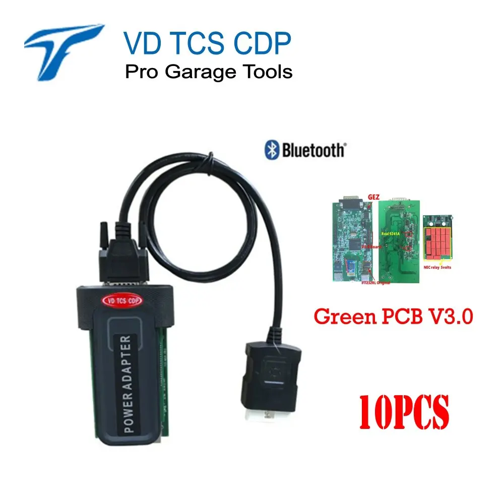 Black VD tcs cdp pro plus Green pcb3.0 with Bluetooth 15R3 with Keygen CARs TRUCKs obd2 scan diagnostic tools best quality
Black VD tcs cdp pro plus Green pcb3.0 with Bluetooth 15R3 with Keygen CARs TRUCKs obd2 scan diagnostic tools best quality