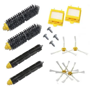 Hepa Filters Bristle Brush Flexible Beater Brush 3-Armed Side Brush Pack Set for iRobot Roomba 700 Series 760 770 780 790
Hepa Filters Bristle Brush Flexible Beater Brush 3-Armed Side Brush Pack Set for iRobot Roomba 700 Series 760 770 780 790