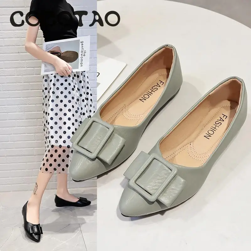 New Spring Flat-soled Single Shoes Female Soft Leather Shallow Mouth Low Heel Summer And Autumn Small 16
New Spring Flat-soled Single Shoes Female Soft Leather Shallow Mouth Low Heel Summer And Autumn Small 16