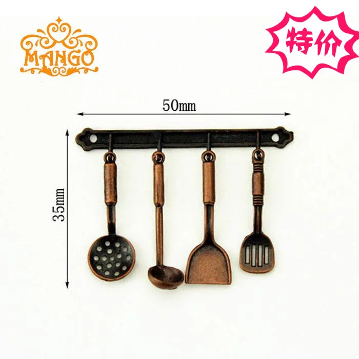 Mini Dollhouse Mini Kitchen Kitchen Utensil Utensil Copper Spatula Spoon Pendant Set
Mini Dollhouse Mini Kitchen Kitchen Utensil Utensil Copper Spatula Spoon Pendant Set