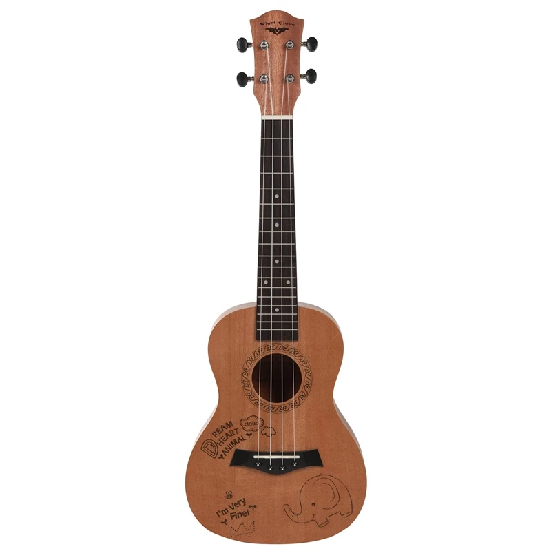 Concert Ukulele 23 Inch Oguman Ukelele 23 inch Uke 4 String Hawaii Guitar with Rosewood Fingerboard Classical Guitar Head Elep
Concert Ukulele 23 Inch Oguman Ukelele 23 inch Uke 4 String Hawaii Guitar with Rosewood Fingerboard Classical Guitar Head Elep