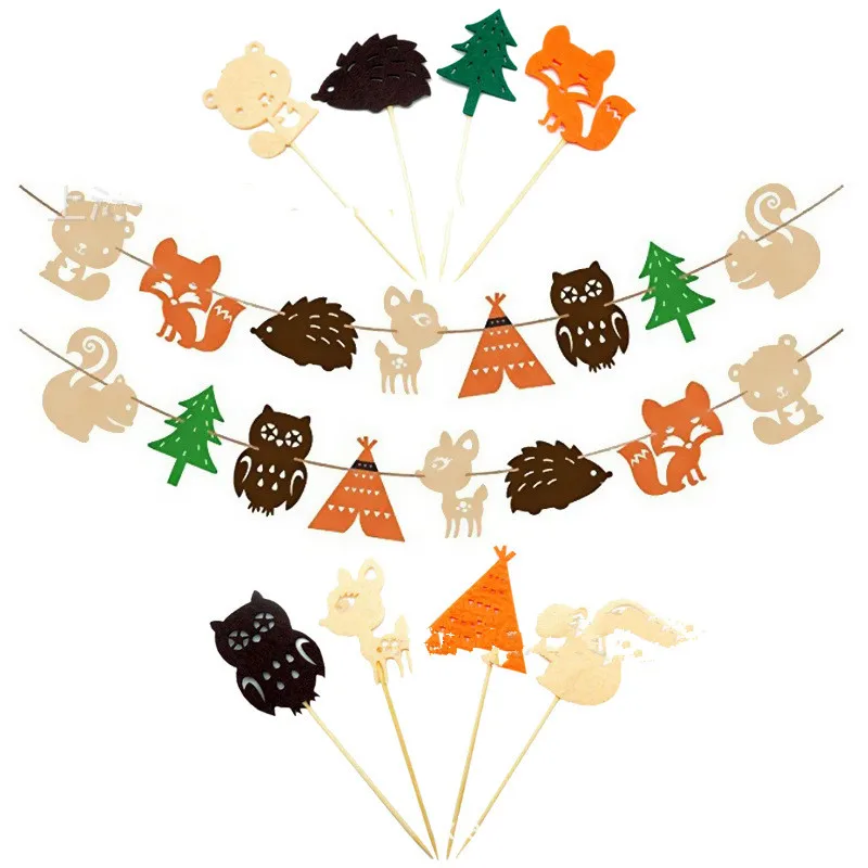 1set Woodland Creatures Banner Happy Birthday Party Baby Shower Kids Favors Forest Animals Bunting Garland Supplies
1set Woodland Creatures Banner Happy Birthday Party Baby Shower Kids Favors Forest Animals Bunting Garland Supplies
