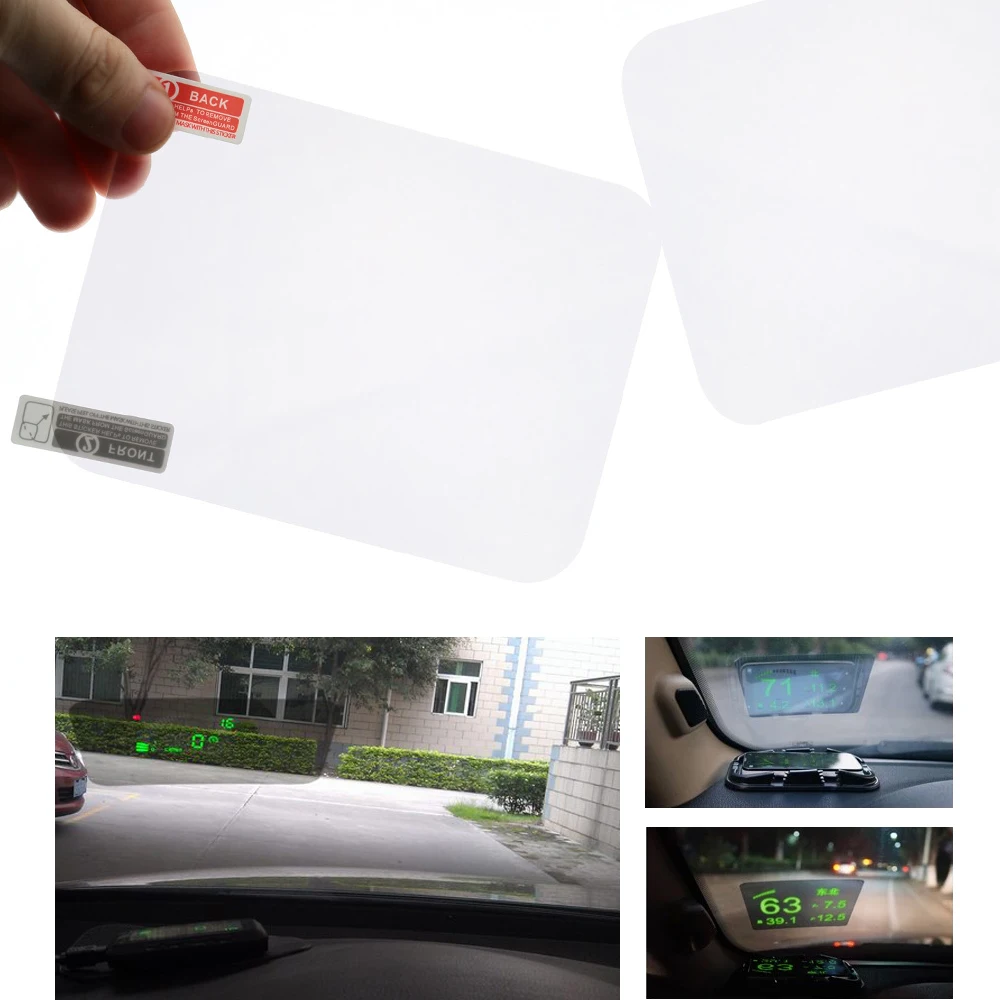 Car HUD Reflective Film Head Up Display Protective Reflective Screen Consumption Overspeed Display Auto Accessories 4.7" * 3.5"
Car HUD Reflective Film Head Up Display Protective Reflective Screen Consumption Overspeed Display Auto Accessories 4.7" * 3.5"