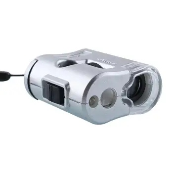 Mini Pocket 60X Magnifier Microscope Lens Micro Jewelry Magnifier Loupe With LED Light
Mini Pocket 60X Magnifier Microscope Lens Micro Jewelry Magnifier Loupe With LED Light