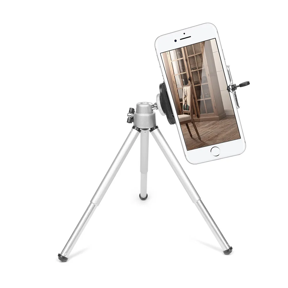 Flexible Mini Tripod with Phone Clip Aluminum Phone Holder Portable Mount Tripod for iPhone X 8 7 6s Plus Samsung Huawei Xiaomi
Flexible Mini Tripod with Phone Clip Aluminum Phone Holder Portable Mount Tripod for iPhone X 8 7 6s Plus Samsung Huawei Xiaomi