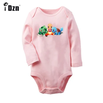 Cute Cartoon Pokemon Squirtle Bulbasaur Charmander Design Newborn Baby Bodysuit Toddler Long Sleeve Onsies Jumpsuit Clothes
Cute Cartoon Pokemon Squirtle Bulbasaur Charmander Design Newborn Baby Bodysuit Toddler Long Sleeve Onsies Jumpsuit Clothes