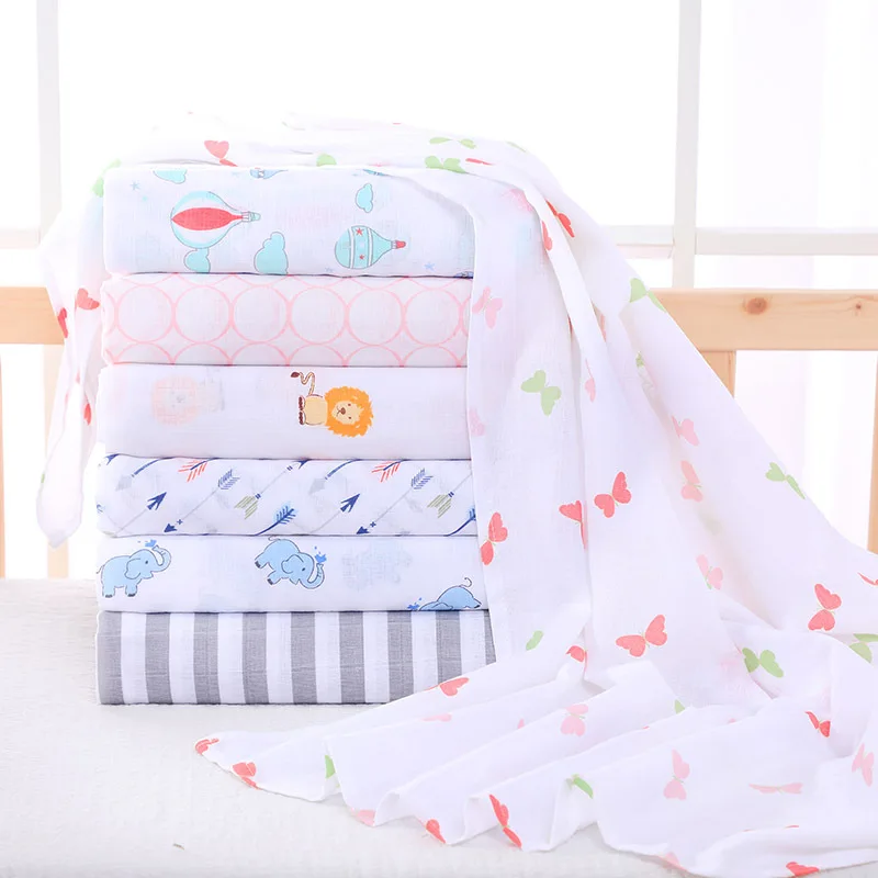 random color 1PC Muslin 100% Cotton baby quilt Baby Swaddles Soft Newborn Blankets Bath Gauze Infant Wrap sleepsack
random color 1PC Muslin 100% Cotton baby quilt Baby Swaddles Soft Newborn Blankets Bath Gauze Infant Wrap sleepsack