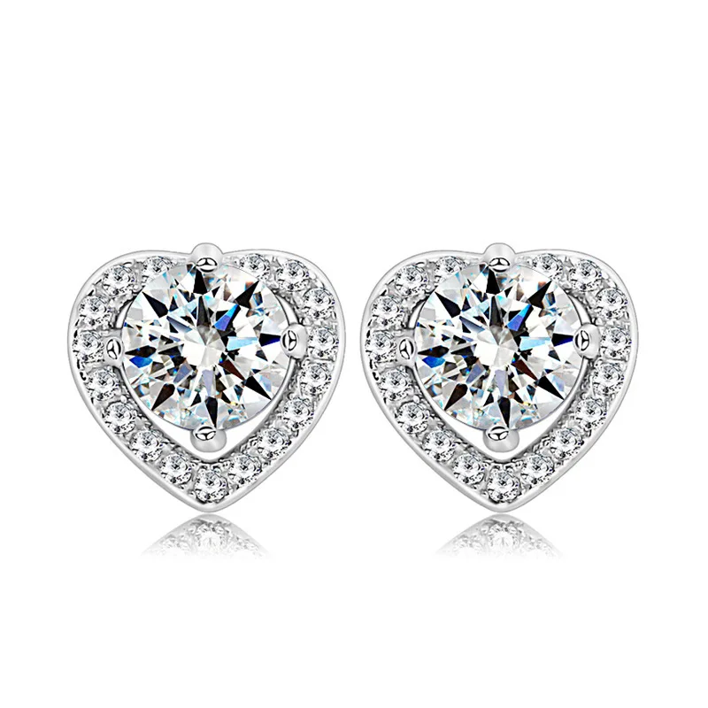 Genuine 925 sterling silver earrings stud cute love heart with big zircon stone earrings for women fine classic jewelry
Genuine 925 sterling silver earrings stud cute love heart with big zircon stone earrings for women fine classic jewelry