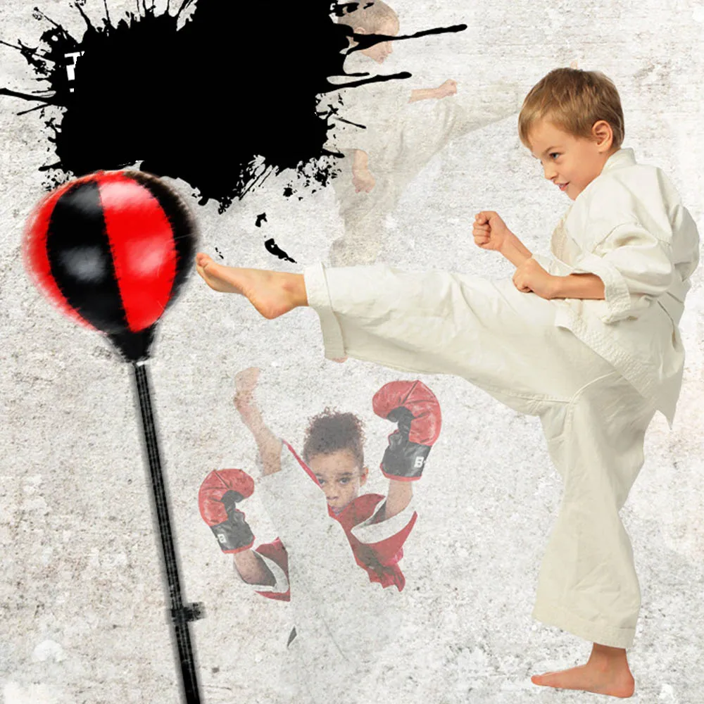 Boxing Set Relaxed Boxing Standing Punching Bag Children Fitness Punch Pear Ball Speed Bag With Boxing Gloves And Inflator Pump
Boxing Set Relaxed Boxing Standing Punching Bag Children Fitness Punch Pear Ball Speed Bag With Boxing Gloves And Inflator Pump