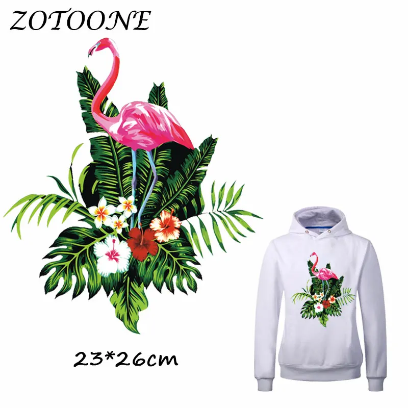 ZOTOONE Pretty Flower Flamingo Iron on Patches for Clothes Heat Transfer Patches t shirt Stickers for DIY Accessory Applique C
ZOTOONE Pretty Flower Flamingo Iron on Patches for Clothes Heat Transfer Patches t shirt Stickers for DIY Accessory Applique C