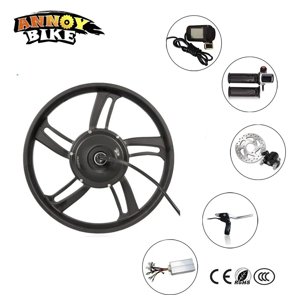 36v 48v 250w16" Electric Scooter Kit 16" Hub Motor Wheel With Throttle LCD display Disc Brake For Home Scooter Adult Scooter DIY
36v 48v 250w16" Electric Scooter Kit 16" Hub Motor Wheel With Throttle LCD display Disc Brake For Home Scooter Adult Scooter DIY