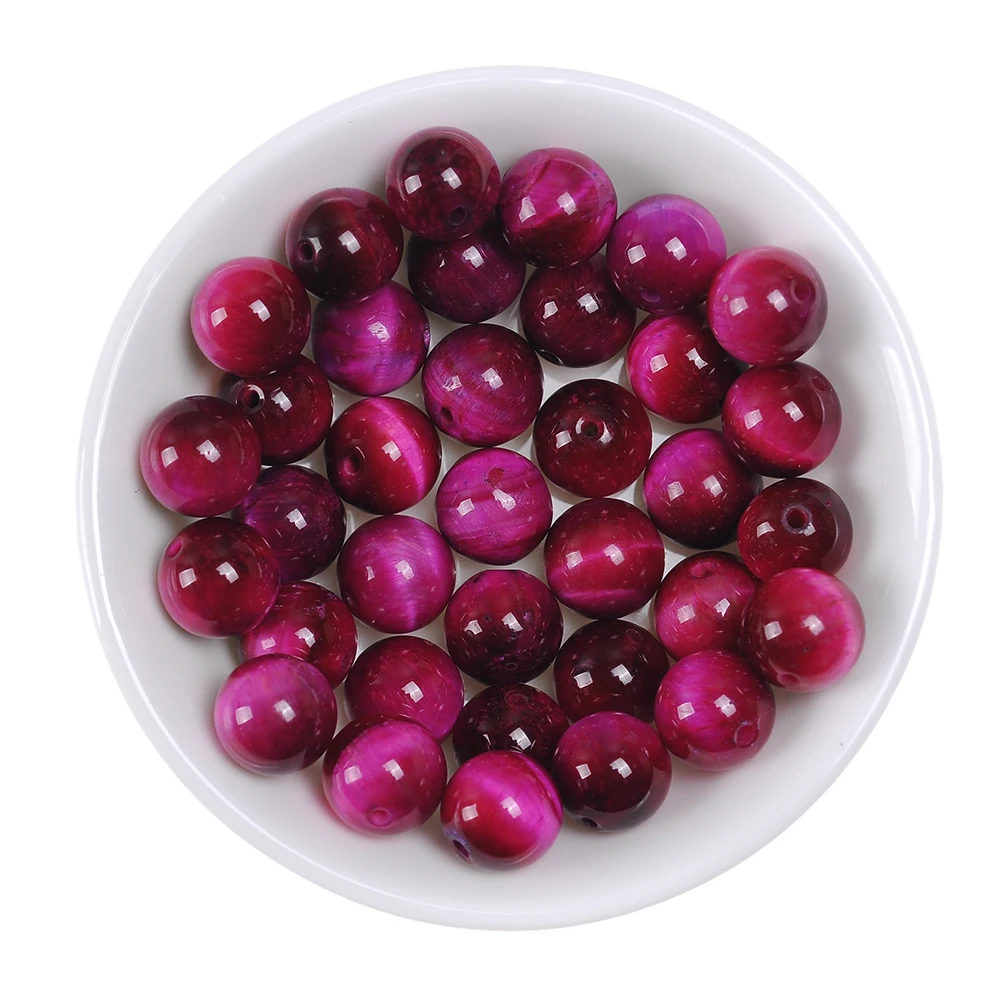 Natural Stone Beads Round Magenta Fushia Tiger Eye Agata 6-12mm Pick Size Strand Beads For DIY Jewelry Making Necklace Bracelet
Natural Stone Beads Round Magenta Fushia Tiger Eye Agata 6-12mm Pick Size Strand Beads For DIY Jewelry Making Necklace Bracelet