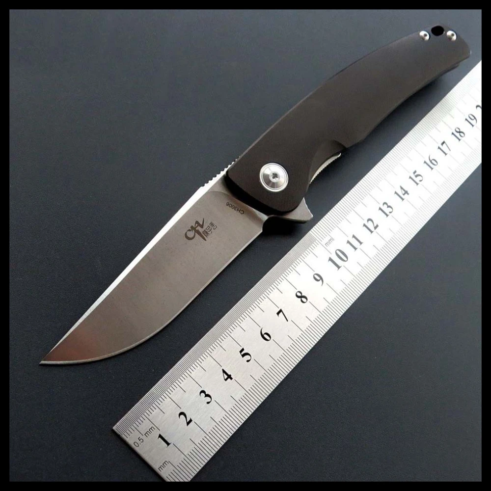 BJL Flipper knife 154CM steel satin blade folding knife blade 7075 aluminum handle outdoor camping hunting pocket knives CH3006
BJL Flipper knife 154CM steel satin blade folding knife blade 7075 aluminum handle outdoor camping hunting pocket knives CH3006