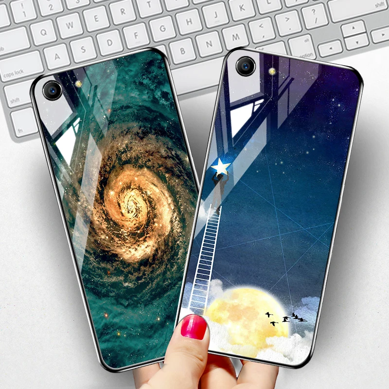 Tempered Glass Case For OPPO A83 A79 A1 A5 Cases Star Space Silicone Back Cover For OPPO Find X Covers Phone Shell Back
Tempered Glass Case For OPPO A83 A79 A1 A5 Cases Star Space Silicone Back Cover For OPPO Find X Covers Phone Shell Back