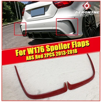 A class W176 Rear Bumper Splitter Canard ABS Red 2 pcs For Mercedes Benz A180 A200 A250 A45AMG look Sports Lip Splitters 2013-18
A class W176 Rear Bumper Splitter Canard ABS Red 2 pcs For Mercedes Benz A180 A200 A250 A45AMG look Sports Lip Splitters 2013-18