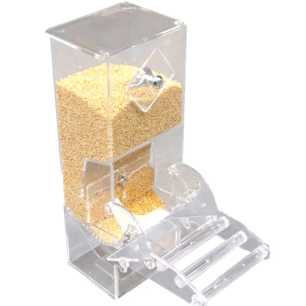 Bird Tools Automatic feeders Starling Parrot Bird equipment Diet Tools Small Bird Feeder Transparent New Bird food containers
Bird Tools Automatic feeders Starling Parrot Bird equipment Diet Tools Small Bird Feeder Transparent New Bird food containers