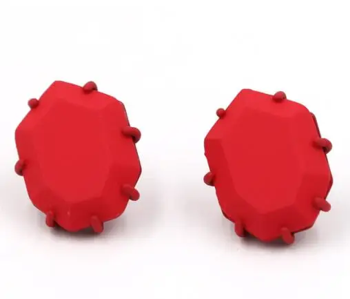 Fashion Heavy Geometric Earrings Dark Red Valentine's Day Gift Colored Matte Stud Earrings for Women
Fashion Heavy Geometric Earrings Dark Red Valentine's Day Gift Colored Matte Stud Earrings for Women