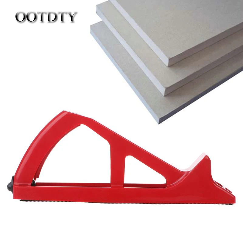 OOTDTY Gypsum Board File Planing Wallboard Rasp Trimmer Plasterboard Planer Abrasive Edge-finishing Tool
OOTDTY Gypsum Board File Planing Wallboard Rasp Trimmer Plasterboard Planer Abrasive Edge-finishing Tool