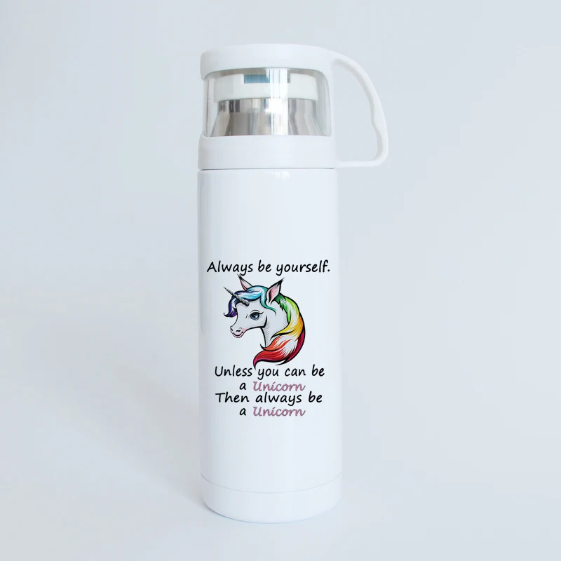 ARTGAT Unicorn design Thermos Coffee Cup Bottle Stainless Steel Vacuum cup Thermal Mug 350ml best gift for children
ARTGAT Unicorn design Thermos Coffee Cup Bottle Stainless Steel Vacuum cup Thermal Mug 350ml best gift for children