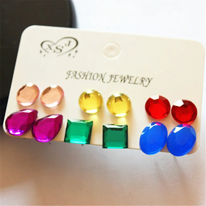 New fashion women's jewelry wholesale girls party ear stud powder/ blue / red beautiful mix 6 pairs / set earrings free shipping
New fashion women's jewelry wholesale girls party ear stud powder/ blue / red beautiful mix 6 pairs / set earrings free shipping