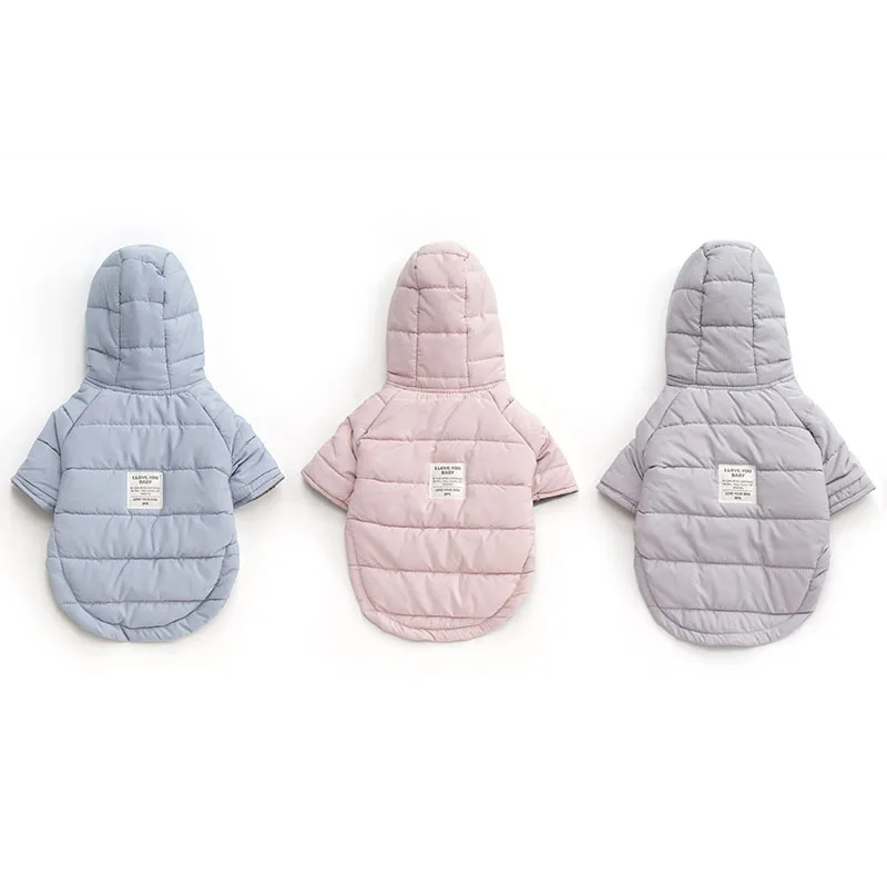 Waterproof and windproof fabric simple fashion dog clothes autumn and winter clothes for pet down jacket small dog pet clothes
Waterproof and windproof fabric simple fashion dog clothes autumn and winter clothes for pet down jacket small dog pet clothes