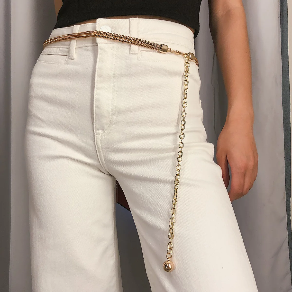 Gold Chain Belts For Women Sexy Punk Silver Fringe Waist Long Metal Belt Female Tassel Designer Dress Jeans Serpentine Riem 143
Gold Chain Belts For Women Sexy Punk Silver Fringe Waist Long Metal Belt Female Tassel Designer Dress Jeans Serpentine Riem 143