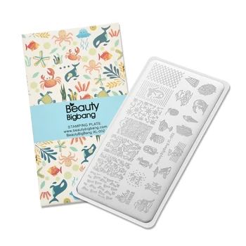 BeautyBigBang Stamping Plate 6*12cm Stainless Steel Sea Fruit Lace Cool Image Nail Art Tools for DIY Stamping Plates Print
BeautyBigBang Stamping Plate 6*12cm Stainless Steel Sea Fruit Lace Cool Image Nail Art Tools for DIY Stamping Plates Print