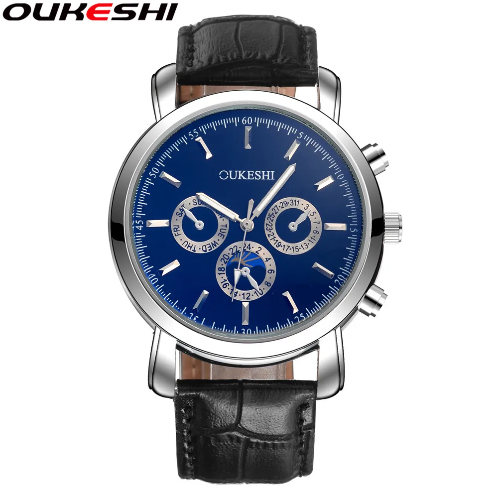 2017 OUKESHI Brand Fashion Watch Luxury Leather Men Clock Business Quartz Wrist Watch Relogio Masculino
2017 OUKESHI Brand Fashion Watch Luxury Leather Men Clock Business Quartz Wrist Watch Relogio Masculino