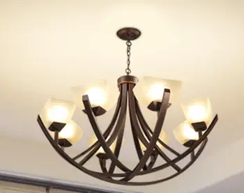 Fashion living room pendant light iron lamp antique rustic lamps brief 4/6/8 heads ZX96
Fashion living room pendant light iron lamp antique rustic lamps brief 4/6/8 heads ZX96