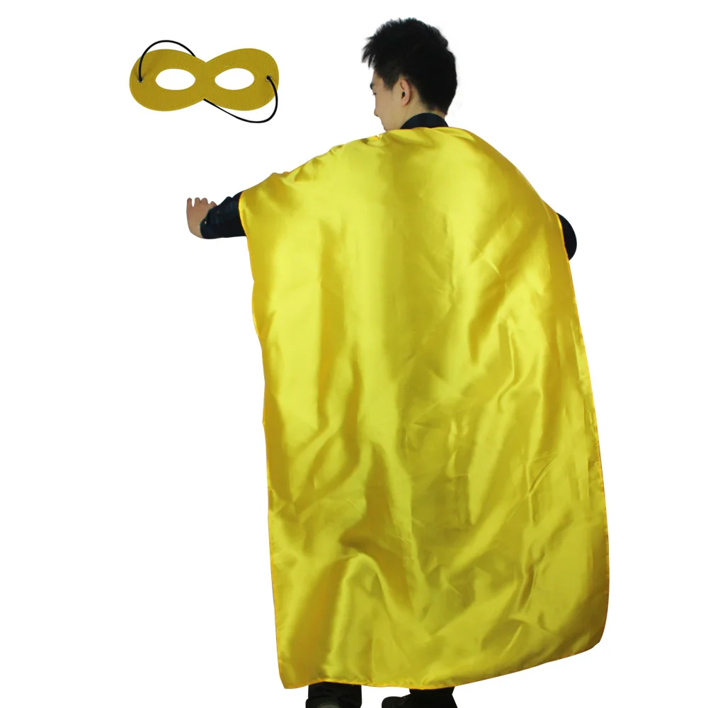 SPECIAL L 55* Adult Yellow Costume Cape Mask For Men Birthday Party Decoration Hero Costume Long Halloween Costumes Cape Gift
SPECIAL L 55* Adult Yellow Costume Cape Mask For Men Birthday Party Decoration Hero Costume Long Halloween Costumes Cape Gift