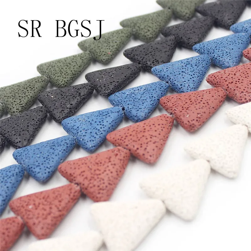 Free Shipping 27mm Many Colors Triangle Beads Volcanic Rock Lava Beads Strand 15inch
Free Shipping 27mm Many Colors Triangle Beads Volcanic Rock Lava Beads Strand 15inch