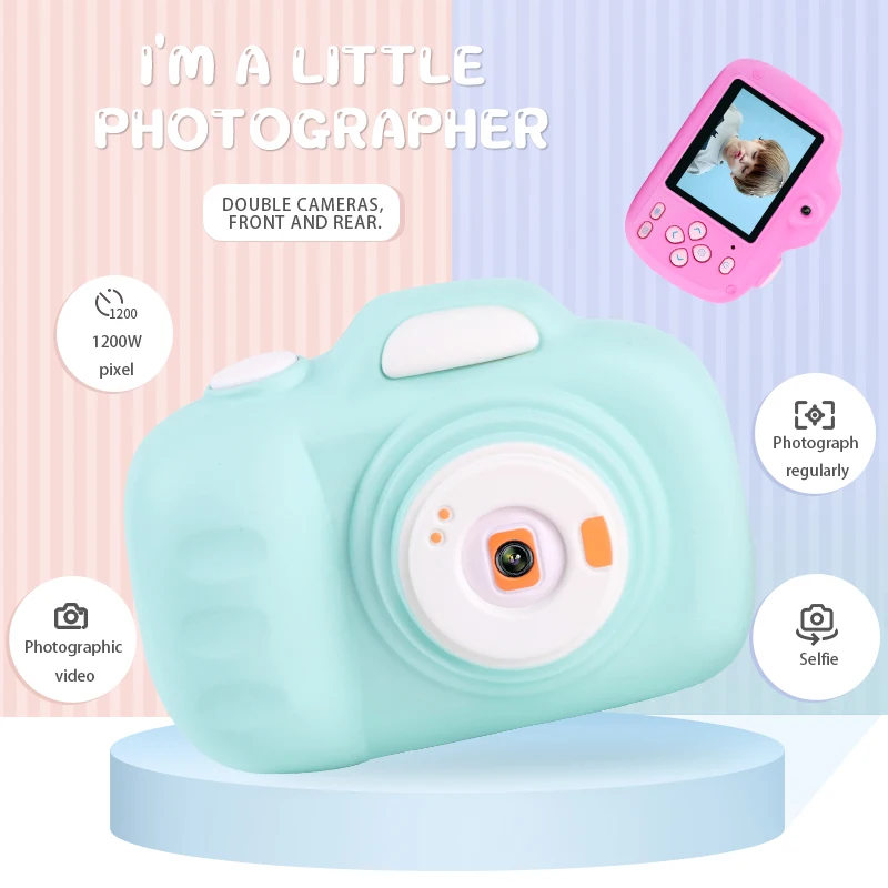 Children's digital camera toys can take pictures mini SLR children's holiday birthday gifts
Children's digital camera toys can take pictures mini SLR children's holiday birthday gifts
