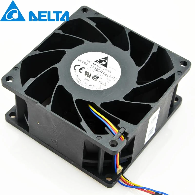 1pcs TFB0812UHE -5H2L DC12V 2.34A 80x80x38mm Server Square inverter axial cooling fans