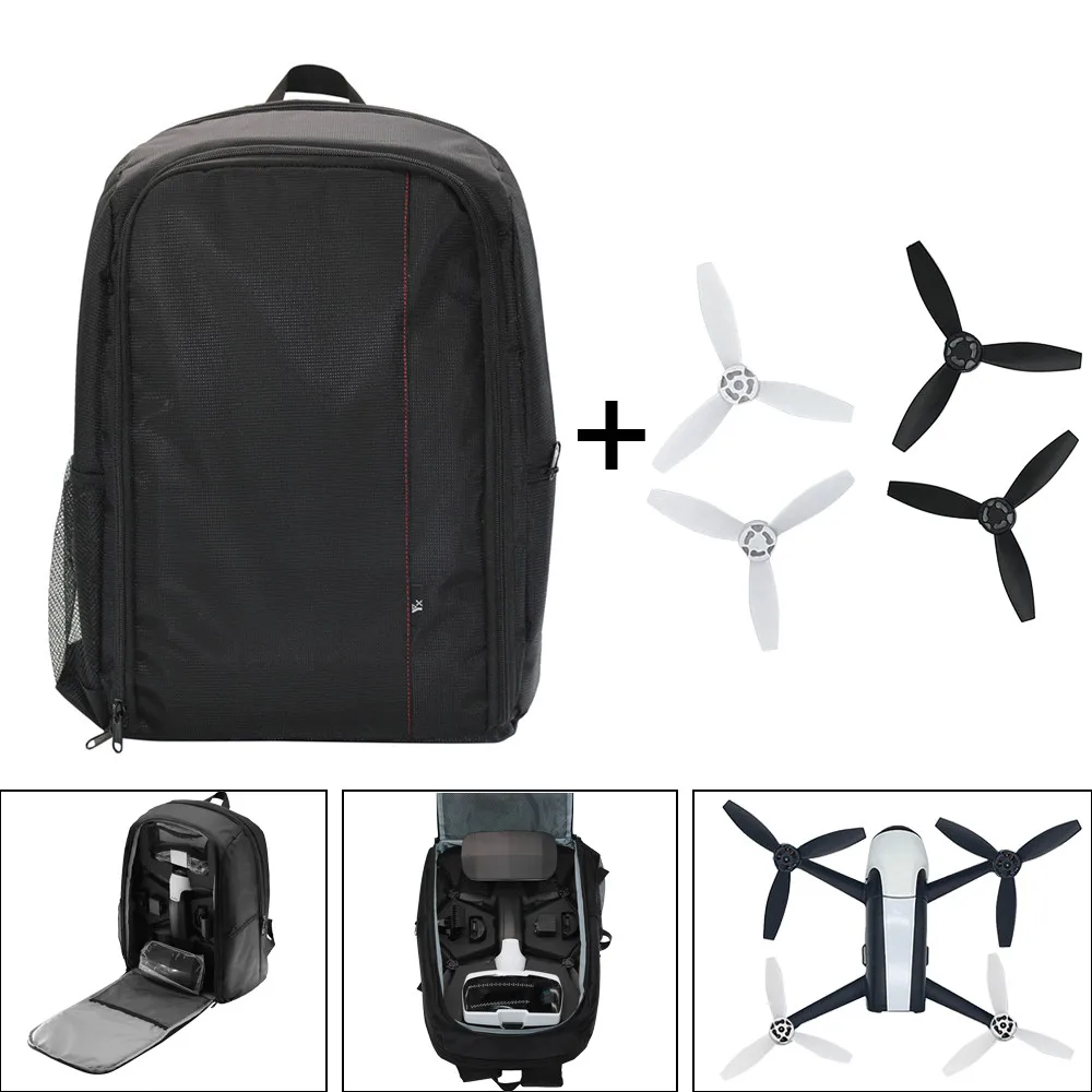 Bag Backpack Portable Shoulder Case + 4PC Propeller For Parrot Bebop 2 Power FPV Drone accessories fantom
Bag Backpack Portable Shoulder Case + 4PC Propeller For Parrot Bebop 2 Power FPV Drone accessories fantom