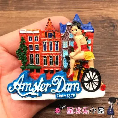 Handmade Painted Netherlands Amsterdam 3D Fridge Magnet Holland Tourism Souvenirs Collection Refrigerator Magnetic Stickers
Handmade Painted Netherlands Amsterdam 3D Fridge Magnet Holland Tourism Souvenirs Collection Refrigerator Magnetic Stickers