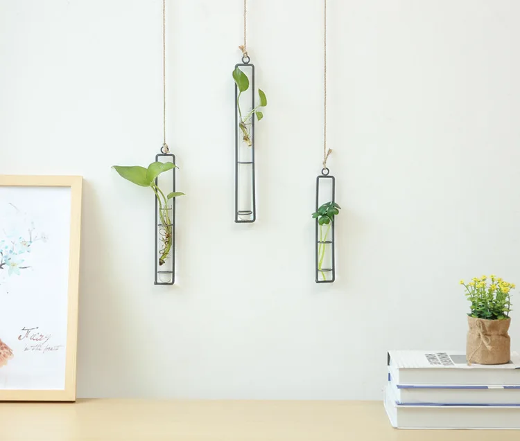 3pcs/lot Simple Fashion Terrarium Flower Vase Log Hydroponics Container Hangable Wall Decor Fresh Flower & Plant Glass Bottle
3pcs/lot Simple Fashion Terrarium Flower Vase Log Hydroponics Container Hangable Wall Decor Fresh Flower & Plant Glass Bottle