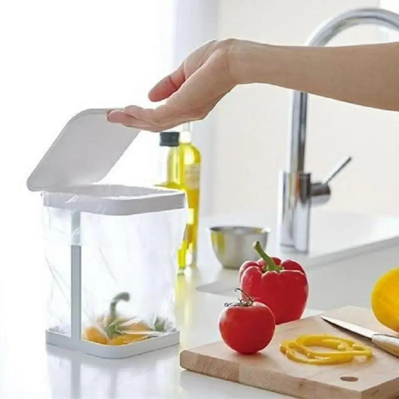 Creative Mini Home Kitchen Living Room Desktop Flip Trash Can Iron Minimalist Style Storage Bucket Practical Garbage Bag Holder
Creative Mini Home Kitchen Living Room Desktop Flip Trash Can Iron Minimalist Style Storage Bucket Practical Garbage Bag Holder