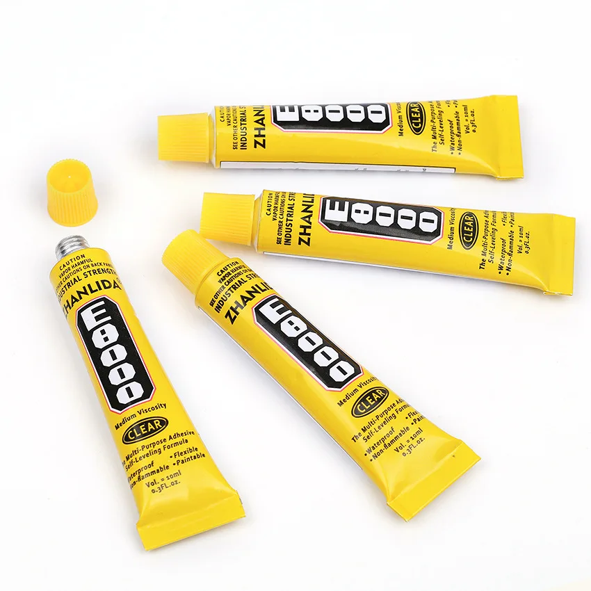 1pc10ml E8000 Glue Touch Screen Liquid Adhesive LCD Rubber Wood Craft Glass Strong Super Bond B7000 Scrapbooking Accessory Tool
1pc10ml E8000 Glue Touch Screen Liquid Adhesive LCD Rubber Wood Craft Glass Strong Super Bond B7000 Scrapbooking Accessory Tool
