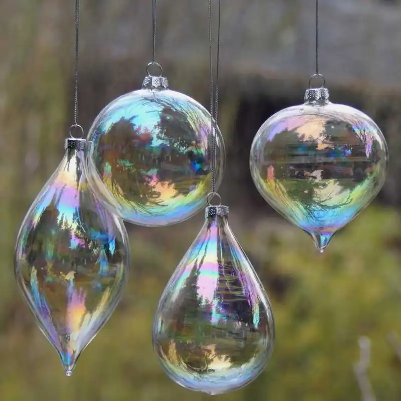 glass ball decoration with lid
