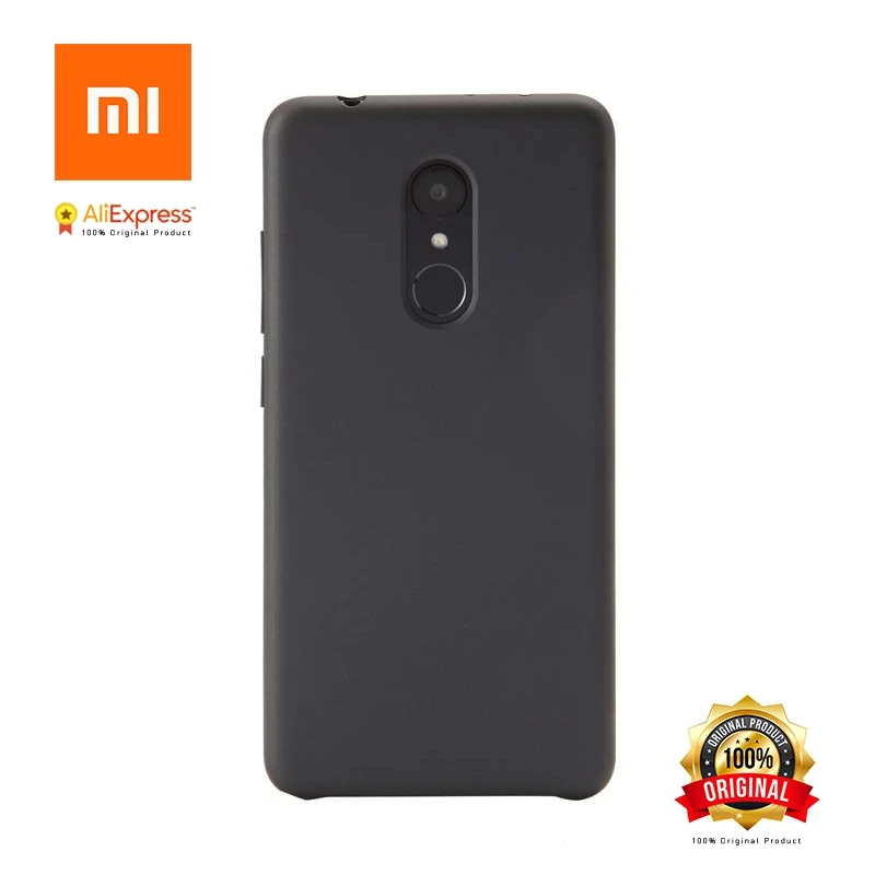 Оригинальный чехол Xiaomi для Redmi 5 Plus жесткий из ПК + пыхлящая Защитная крышка ПЭТ