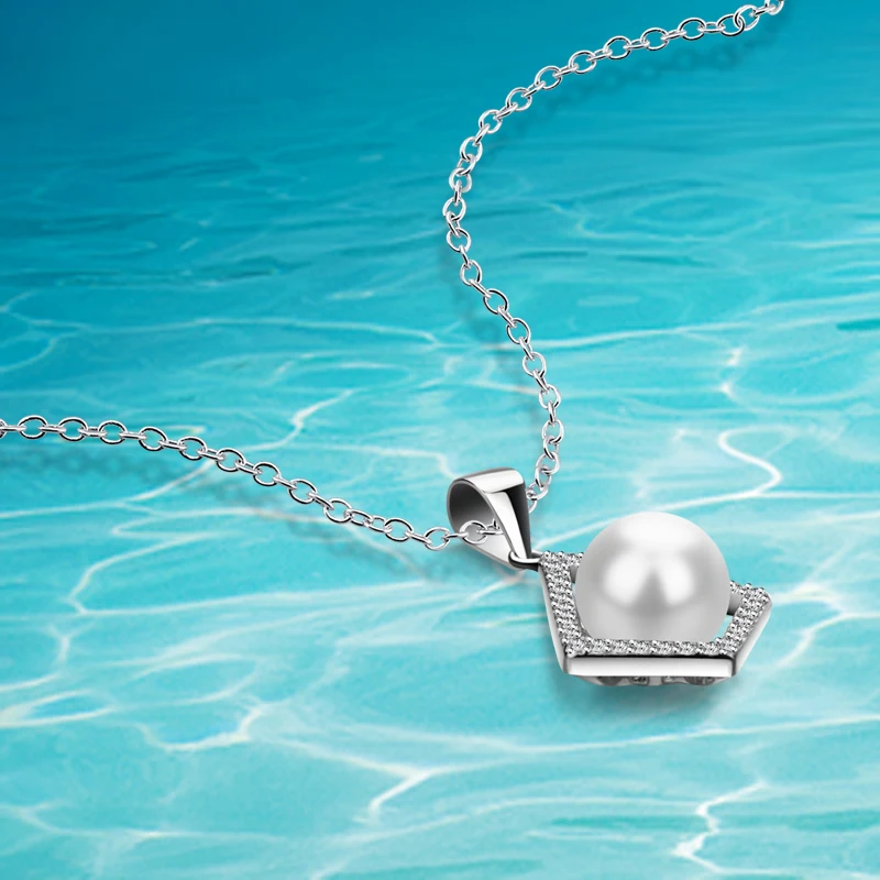 Real.100% 925 Sterling Silver Pearls Necklaces & Pendants For Women,Geometry rhombus Lady Fashion Jewelry High Quality Gift
Real.100% 925 Sterling Silver Pearls Necklaces & Pendants For Women,Geometry rhombus Lady Fashion Jewelry High Quality Gift