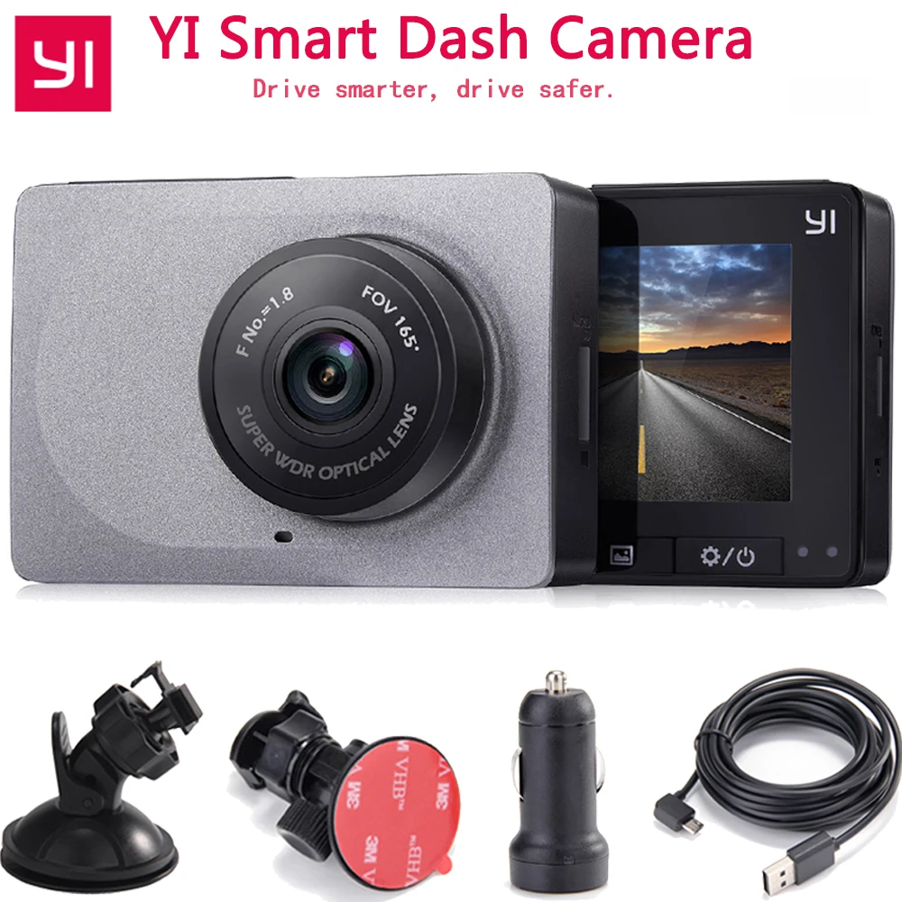 YI Smart Car Dvr Camera 1080P 60fps 165 Degree Detector 2.7" G-sensor Dash Camera ADAS Safe Reminder YI Car DVR
YI Smart Car Dvr Camera 1080P 60fps 165 Degree Detector 2.7" G-sensor Dash Camera ADAS Safe Reminder YI Car DVR