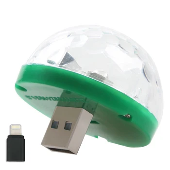 Protable LED Car USB Atmosphere Light DJ RGB Mini Colorful Music Sound Lamp for USB-C Phone Surface Enjoy Stage Lighting Effect
Protable LED Car USB Atmosphere Light DJ RGB Mini Colorful Music Sound Lamp for USB-C Phone Surface Enjoy Stage Lighting Effect
