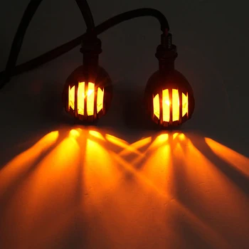 4Pcs Aluminum Shell Black Motorcycle Grill Bullet Blinker Turn Signal Amber Light Lamps For Bobber Chopper Cruiser
4Pcs Aluminum Shell Black Motorcycle Grill Bullet Blinker Turn Signal Amber Light Lamps For Bobber Chopper Cruiser